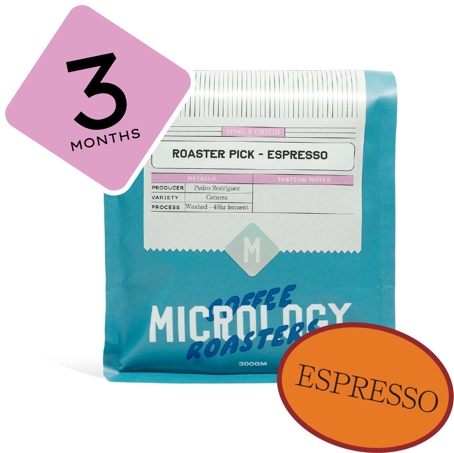 3 Month Prepaid Gift Subscription Roasters Pick Espresso