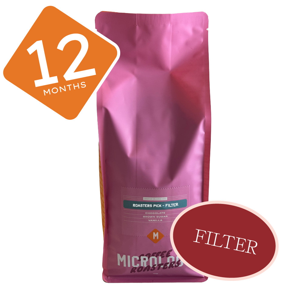 12 Month Prepaid Gift Subscription Roasters Pick Filter