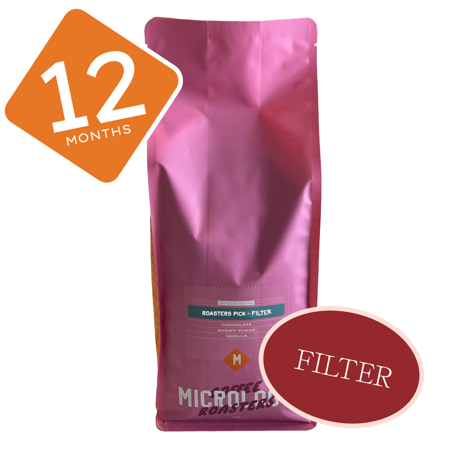 12 Month Prepaid Gift Subscription Roasters Pick Filter