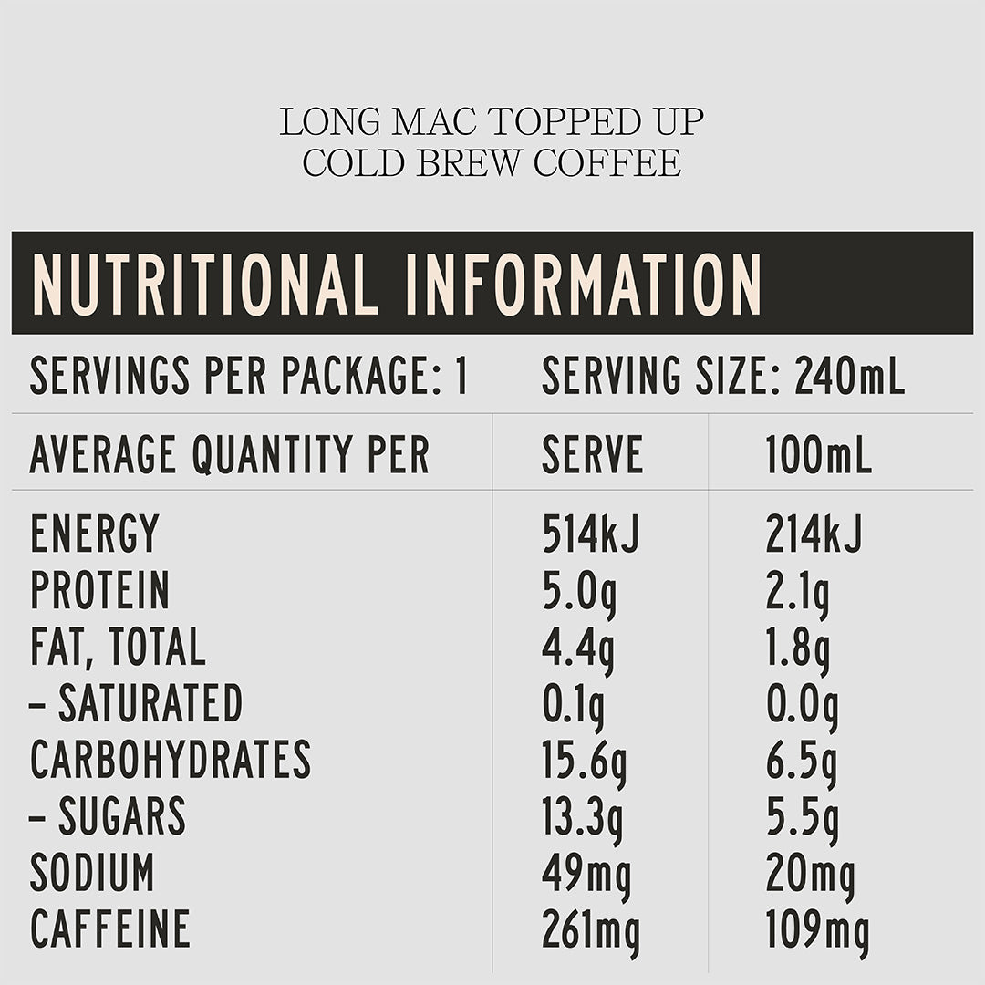 Long Mac Topped Up | Micrology Coffee Roasters