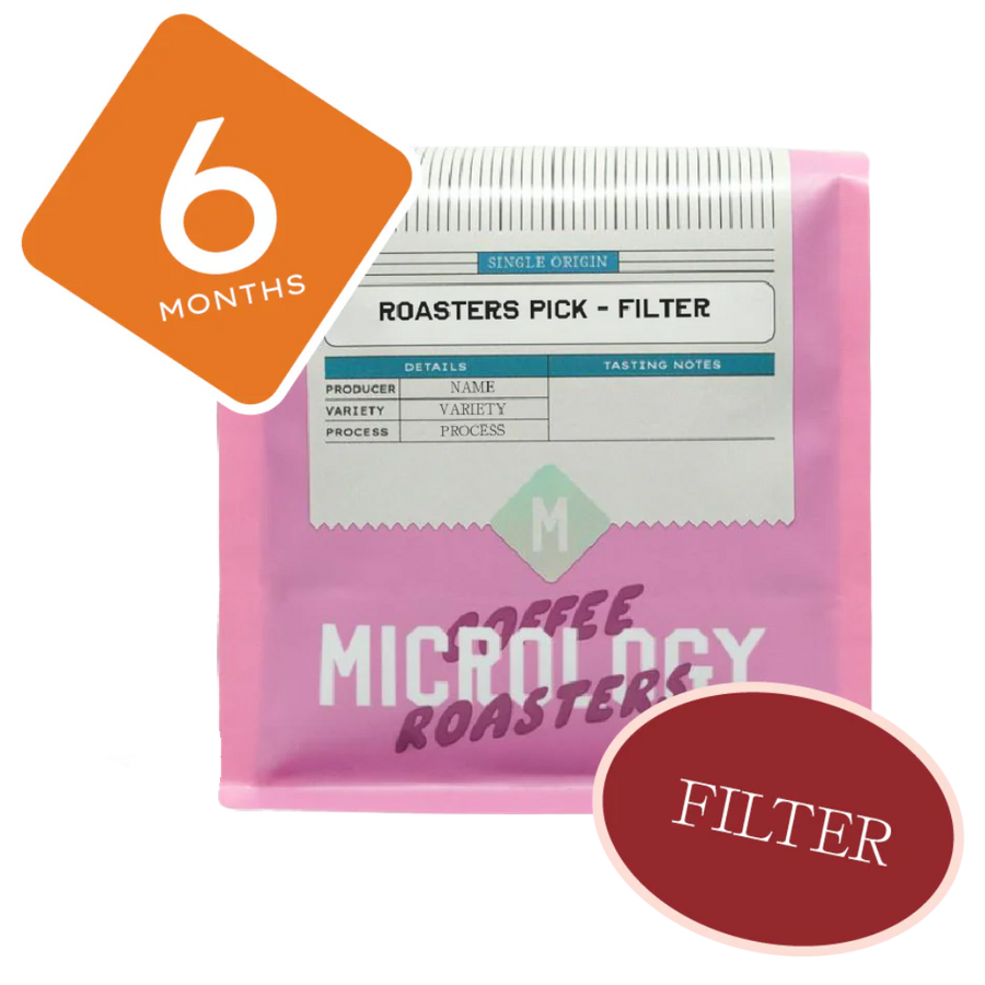 6 Month Prepaid Gift Subscription Roasters Pick Filter
