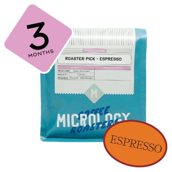 3 Month Prepaid Gift Subscription Roasters Pick Espresso