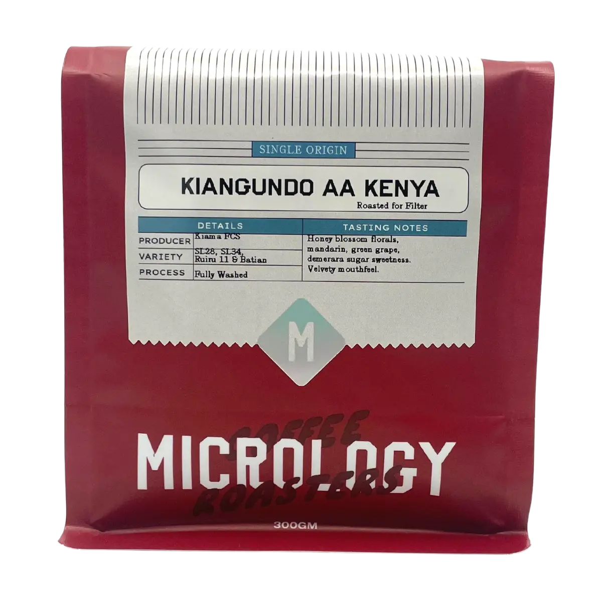 Kiangundo AA Kenya Filter Micrology